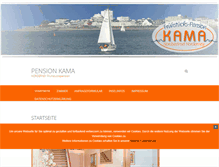 Tablet Screenshot of pension-kama.de
